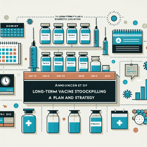 국내 백신 비축 중장기 계획 발표 및 전략