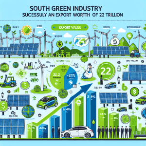 대한민국 녹색산업 22조 수출 성과 달성