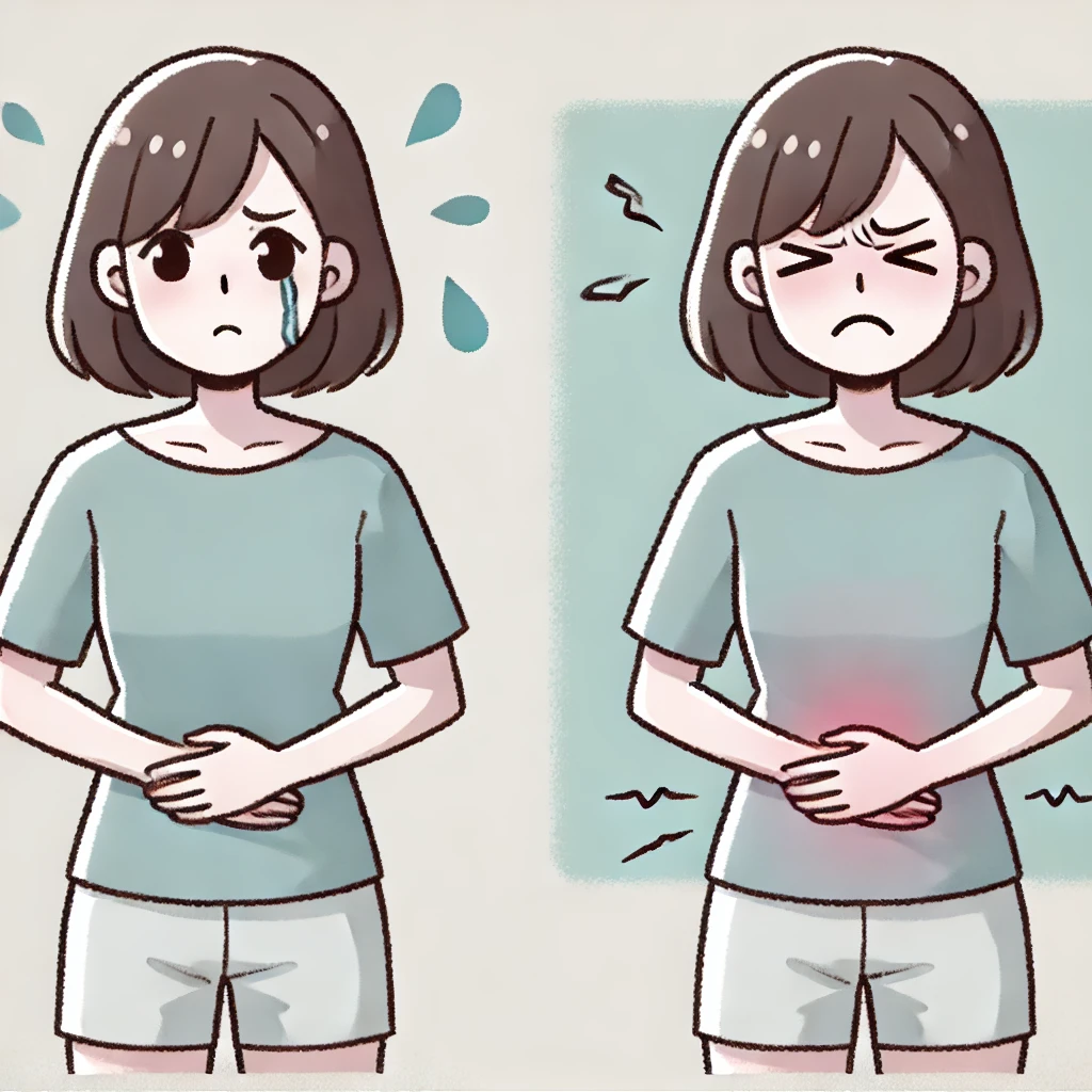 과민성 대장 증후군이 있으면 생리통