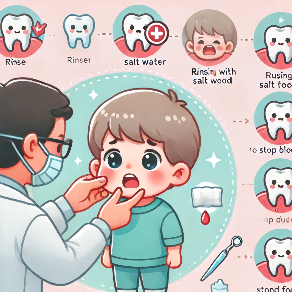 어금니 유치 뽑을 때 주의할 점! 피나도 괜찮을까