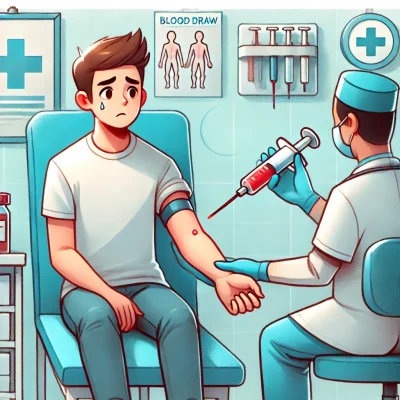 감염으로 인한 다발성 신경병증, 채혈 주사바늘이 위험할까