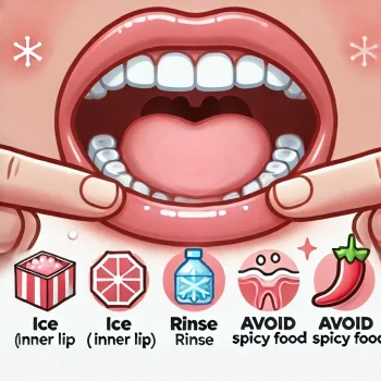 입술 안쪽 물집 자가 진단과 관리 팁