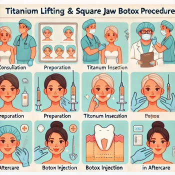티타늄리프팅과 사각턱보톡스 가격 및 시술 순서 정리