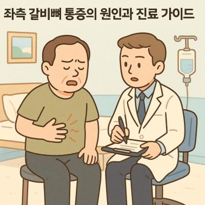 좌측 갈비 뼈 통증의 원인과 진료 가이드 1 좌측 갈비 뼈 통증 썸네일
