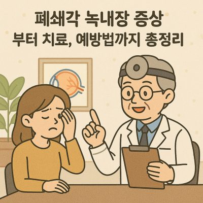 폐쇄각 녹내장이란? 증상부터 치료, 예방법까지 총정리 5 폐쇄각 녹내장이란? 썸네일