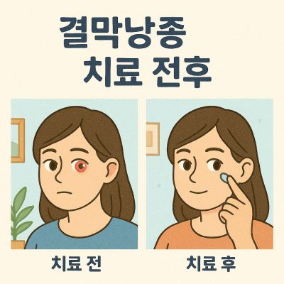결막낭종 치료 전후, 렌즈 착용 꿀팁과 주의사항 안내 6 결막낭종 치료 전후 썸네일