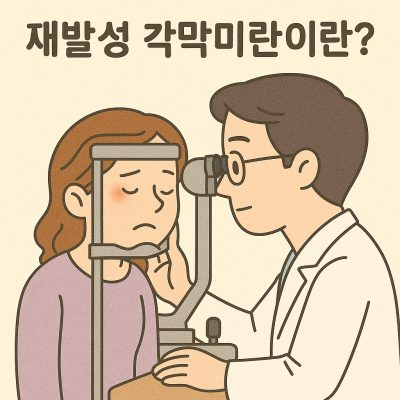 재발성 각막미란 자가 진단과 일상생활 속 예방법 총정리 4 재발성 각막미란 자가 진단 썸네일