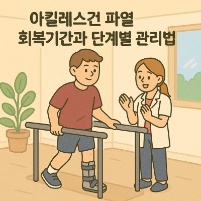 아킬레스건 파열 회복기간 썸네일