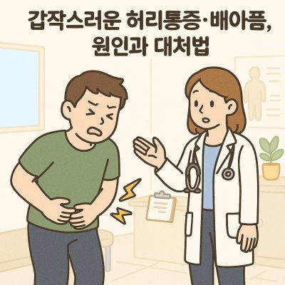 갑작스러운 허리통증 배아픔, 원인과 대처법 4 갑작스러운 허리통증 썸네일