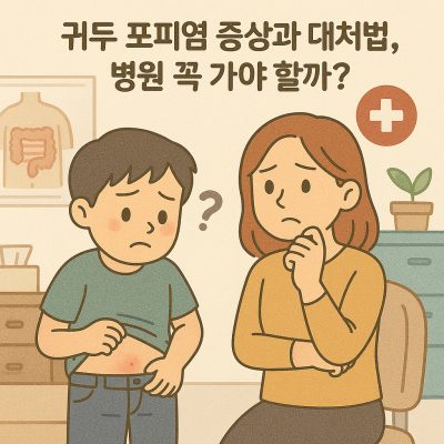 귀두 포피염 증상과 대처법, 병원 꼭 가야 할까? 1 귀두 포피염의 증상과 치료 필요성을 설명하는 남성 건강 정보 썸네일
