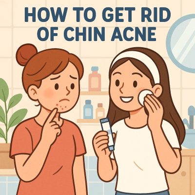 턱밑에 난 여드름을 관리하고 개선하는 방법을 안내하는 건강 썸네일