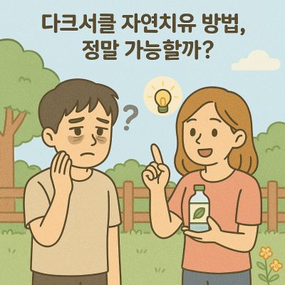 다크서클 자연치유 방법, 정말 가능할까? 1 다크서클 자연치유 가능성에 대해 설명하는 뷰티 및 건강 정보 썸네일