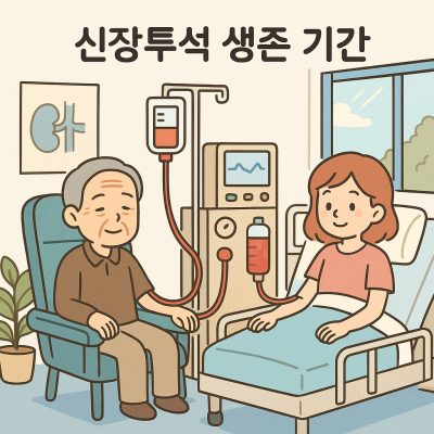 신장투석 생존 기간: 현실과 희망 사이의 균형 1 신장투석 생존 기간에 대한 현실과 희망을 대비해 설명하는 의료 정보 썸네일