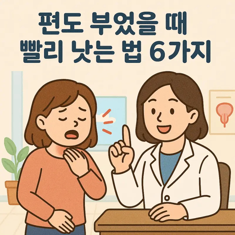 편도 부었을 때 빨리 낫는법 6가지 완벽 가이드 1 편도 부었을 때 빨리 낫는법 6가지를 소개하는 건강 관리 가이드 썸네일