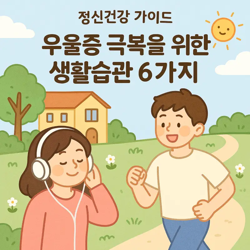 우울증 극복을 위한 생활습관 6가지를 소개하는 정신건강 가이드 썸네일