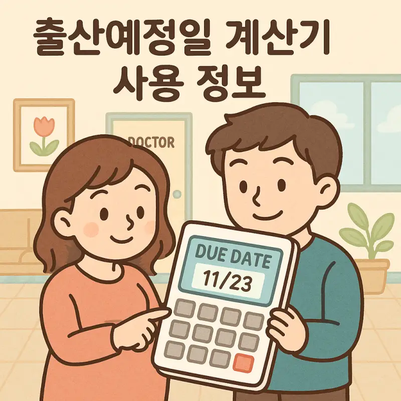 출산예정일 계산기를 사용한 정확한 계산 방법 4가지를 설명하는 임신 정보 썸네일