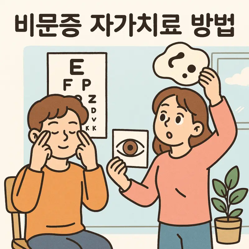 비문증 자가치료 5가지 방법과 효과적인 관리법 1 비문증 자가치료 방법을 설명하는 눈 건강 관리 정보 썸네일