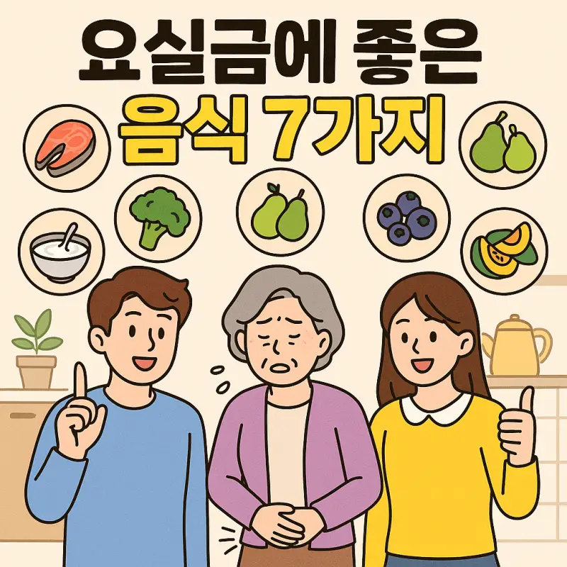 요실금에 좋은 음식 7가지 총정리 1 요실금에 좋은 음식 7가지를 소개하는 건강 정보 썸네일