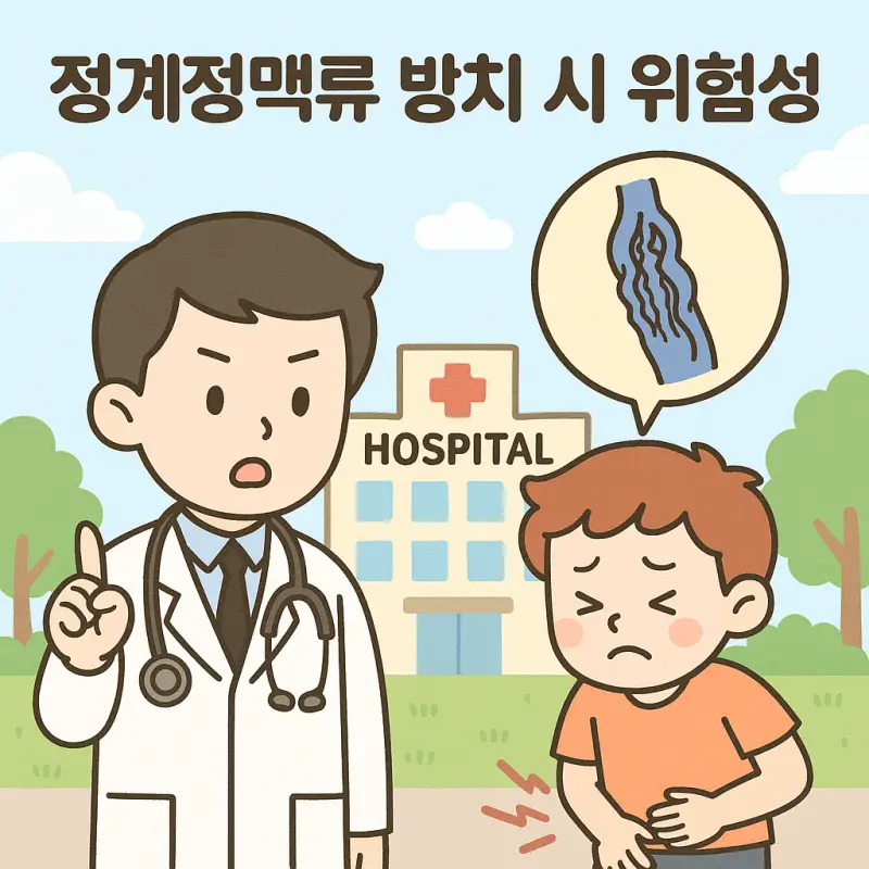 정계정맥류 방치하면 생기는 5가지 위험성 1 정계정맥류 방치 시 발생할 수 있는 위험성을 설명하는 의료 정보 가이드