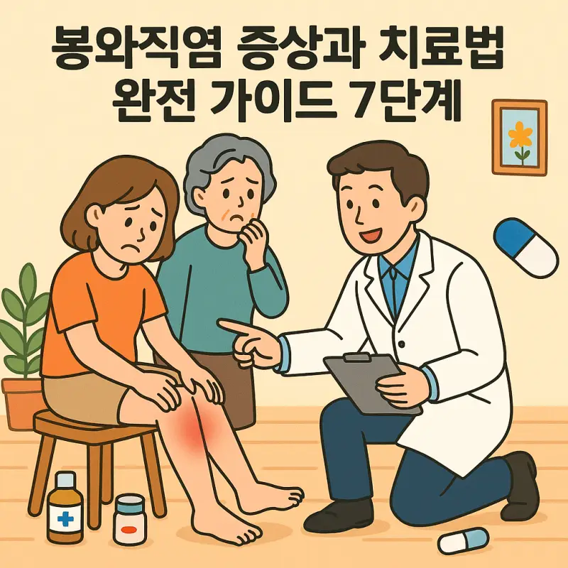 봉와직염 증상과 치료법을 7단계로 설명하는 의학 정보 가이드 썸네일