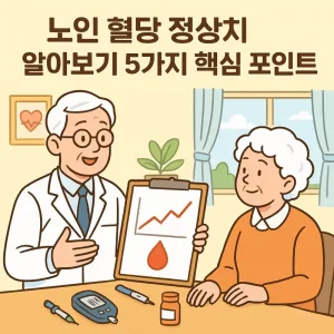 노인 혈당 정상치 알아보기 5가지 핵심 포인트를 설명하는 건강 관리 가이드 썸네일