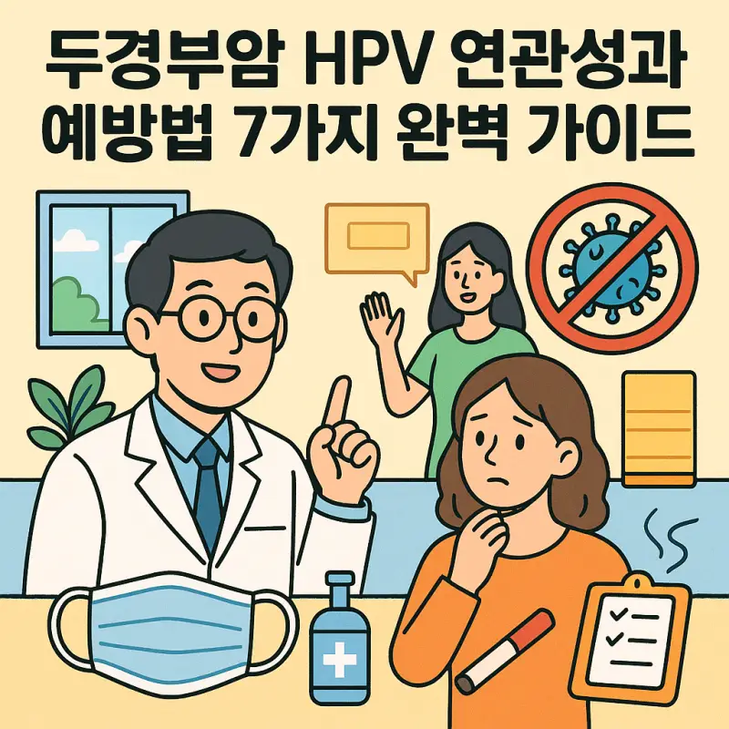 두경부암 hpv 연관성과 예방법 7가지 완벽 가이드 1 두경부암 hpv 연관성과 예방법을 설명하는 의료 정보 썸네일