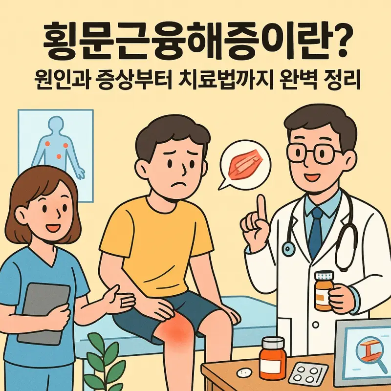 횡문근융해증의 원인과 증상, 치료법을 설명하는 의학 정보 썸네일