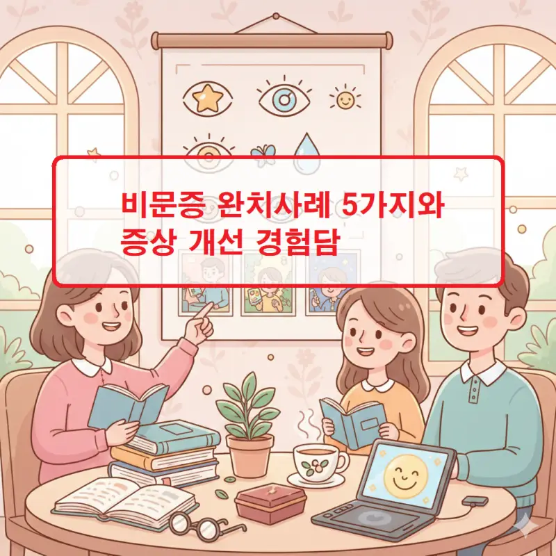 비문증 완치사례 5가지와 증상 개선 과정을 소개하는 건강 정보 썸네일