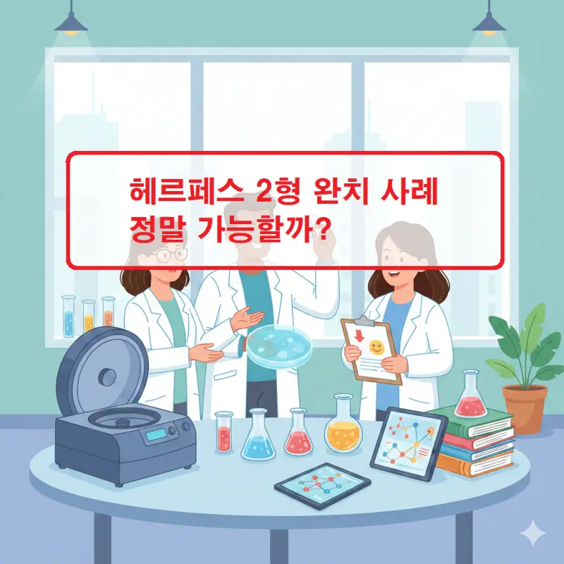 헤르페스 2형 완치 사례와 치료 가능성을 다룬 의학 정보 가이드 이미지