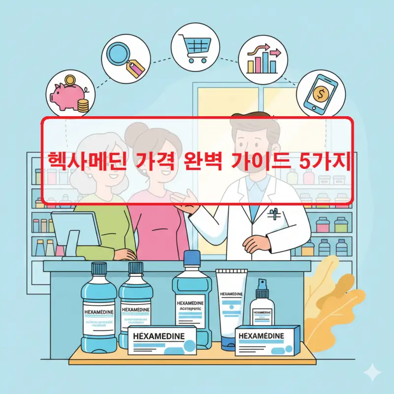 헥사메딘 가격 비교 및 구매 정보를 안내하는 의약품 가이드 썸네일