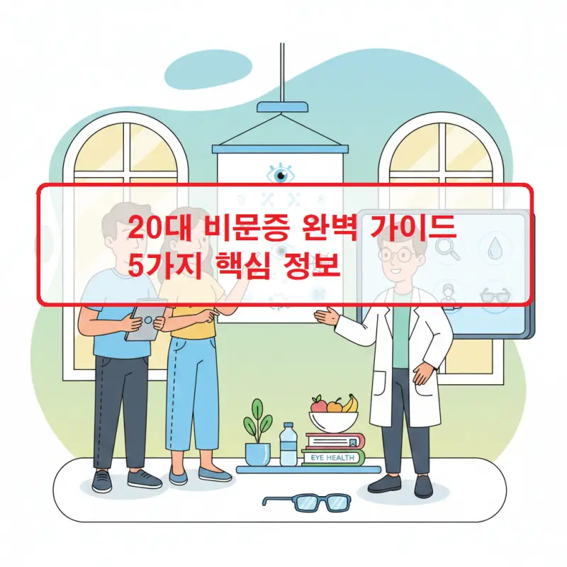20대 비문증의 원인과 관리 방법을 설명하는 5가지 핵심 정보 건강 썸네일