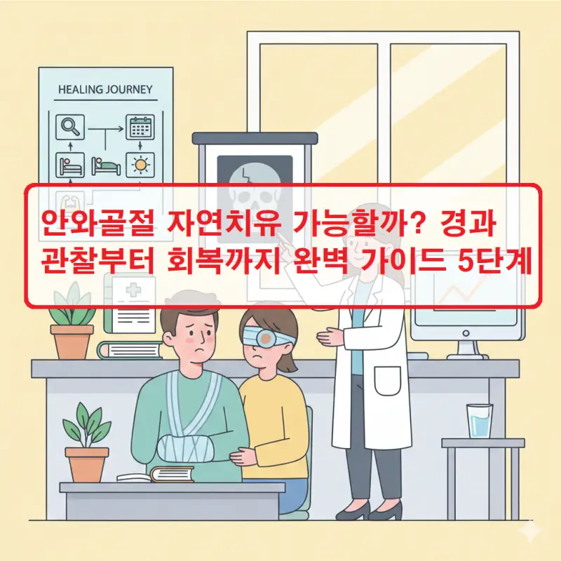 안와골절 자연치유 가능성과 회복 과정을 설명하는 의료 정보 가이드 썸네일