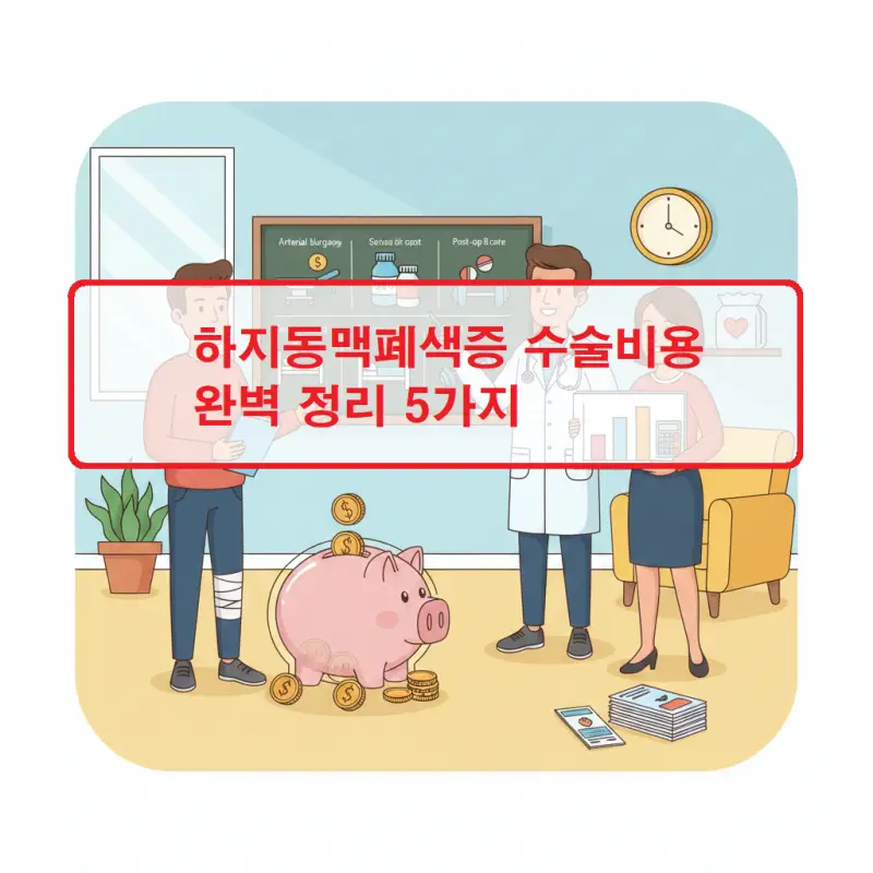 하지동맥폐색증 수술비용 정보와 보험 적용 방법을 정리한 의료비 가이드 썸네일