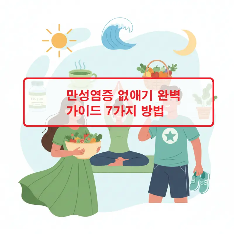 만성염증 없애기 완벽 가이드 7가지 방법을 소개하는 건강 정보 썸네일