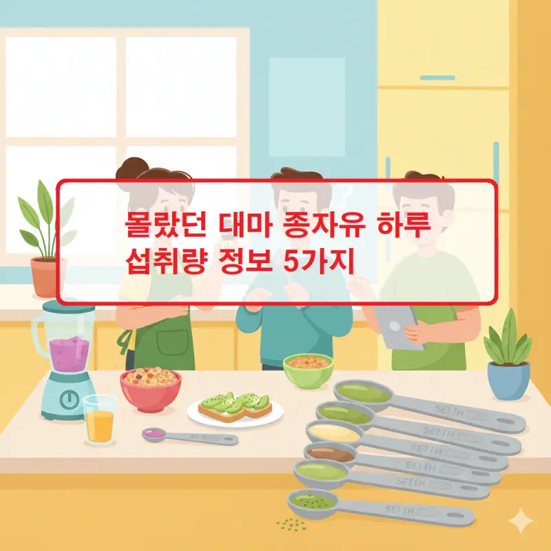 몰랐던 대마 종자유 하루 섭취량 정보 5가지를 소개하는 건강 정보 썸네일