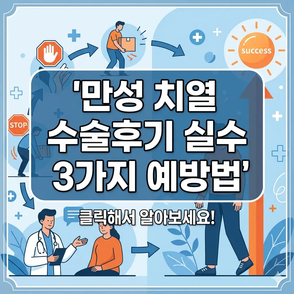 만성 치열 수술후기를 바탕으로 흔한 실수 3가지와 예방법을 정리한 건강 정보 썸네일