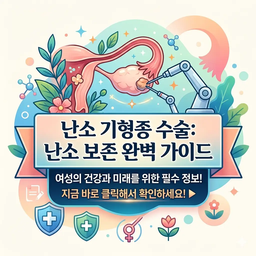 난소 기형종 수술 난소 보존 방법과 주의사항을 안내하는 여성 건강 정보 썸네일