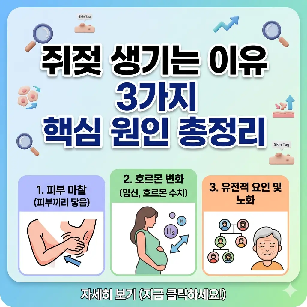 쥐젖 생기는 이유 3가지 핵심 원인 총정리 1 쥐젖 생기는 이유 3가지 핵심 원인을 총정리한 피부 건강 정보 썸네일